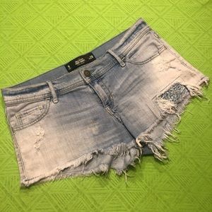 Hollister Distressed Jean Shorts